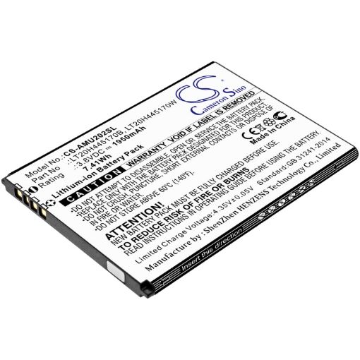 AT&T LT20H445170B/W Battery Replacement for Maestro U202AA - 1