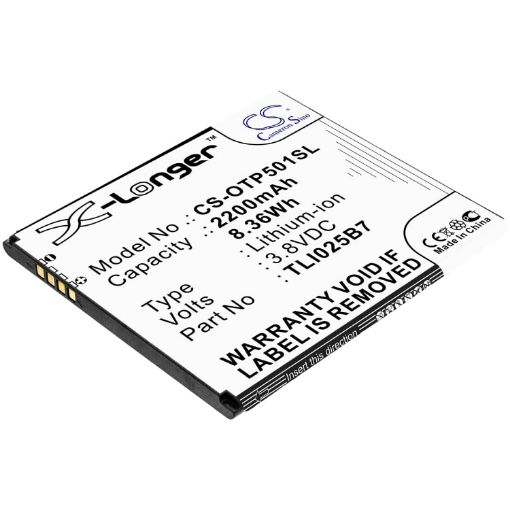 Picture of Battery Replacement Alcatel TLI025B7 for 5011A A3 Plus