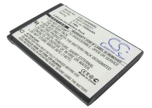 LG LGIP-520N SBPL0099201 Battery Replacement for BL40 Chocolate GD900 - 1