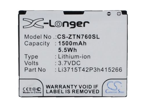 AT&T Li3715T42P3h415266 Battery Replacement for Avail N760 Roamer - 1