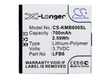 Kazam LFB6 Battery Replacement for Life B6 - 1