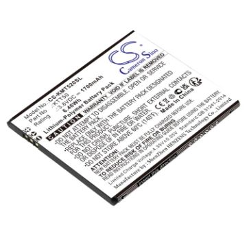 Battery Replacement Kazam KTT50 KTT50-GHABD002643 for Tornado 2 5.0 - 1