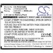AT&T LT25H426271B Battery Replacement for Calypso RADIANT Core - 3