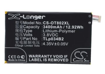 Alcatel TLp034B1 TLp034B2 Battery Replacement for A995L Hero N3 - 1