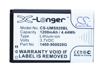 Battery Replacement Unitech 1400-900020G for MS920 - 1