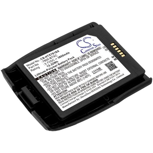 Replacement Battery for Honeywell 7800-BTXC-1 Dolphin 7800 - 1