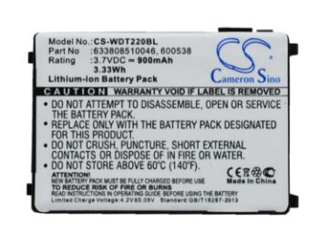 Datalogic 95A201004 Battery Replacement for Falcon PDT PT40 - 1