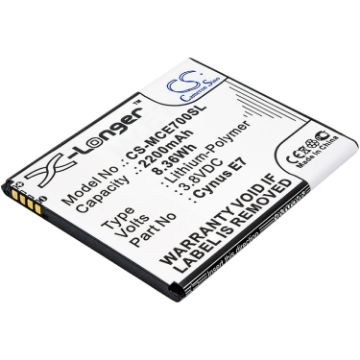 Replacement Battery for Mobistel Cynus E7 - 1