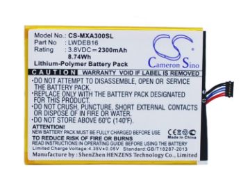 Replacement Battery Micromax LWDEB16 for A300 Canvas Gold - 1