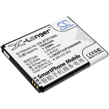 ZTE Li3820T43P3h604655 Battery Replacement for Jasper LTE - 1
