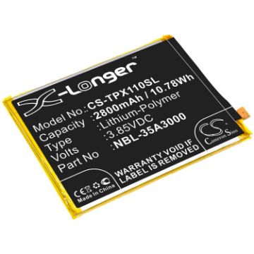 Neffos NBL-35A3000 Battery Replacement for TP903A X1 Max - 1