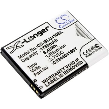 Battery Replacement Blu C594604160T for D910A VIVO 4.3 - 1
