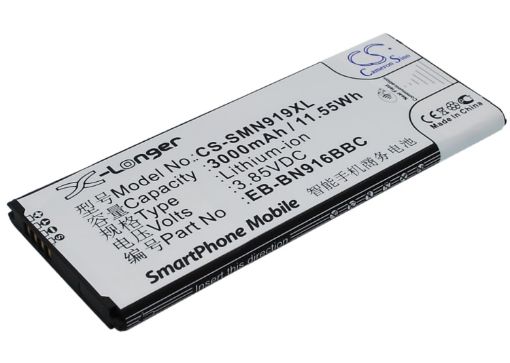 Samsung EB-BN916BBC Battery Replacement for Galaxy Note 4 SM-N9100 - 1
