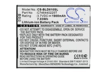 Battery Replacement Blu C746440225T for D610 D610A - 1