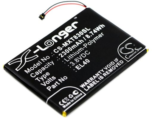 Motorola EL40 SNN5944A Battery Replacement for Moto E XT1019 XT1019 - 1
