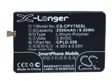 Coolpad CPLD-359 Battery Replacement for T2-C01 Y75 - 1