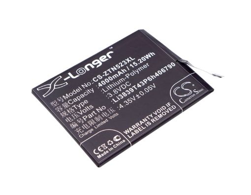 ZTE Li3839T43P6h406790 Battery Replacement for Nubia Z11 Max NX523 - 1