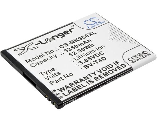 Replacement Battery Nokia BV-T4D for Lumia 950 XL - 1