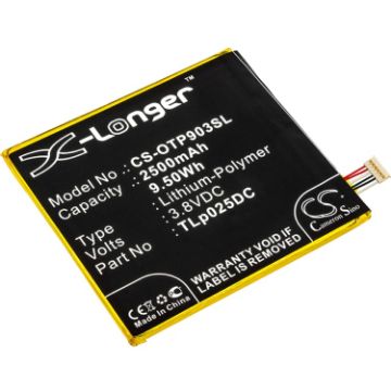 Alcatel TLp025D2 TLp025DC Battery Replacement for One Touch Pixi 4 6.0 3G - 1