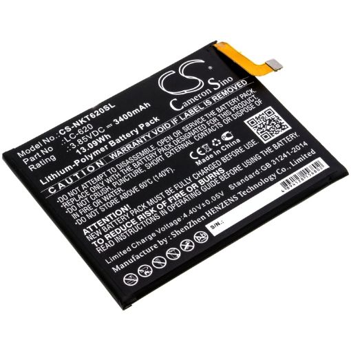 Replacement Battery Nokia LC-620 for 6 2 - 1