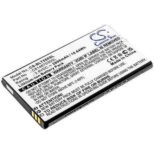 Battery Replacement Blu C814670300L for T550 Tank 2.4 Torch - 1
