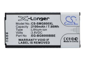 Samsung EB-BG800BBE Battery Replacement for Galaxy S5 Dx & Mini - 1