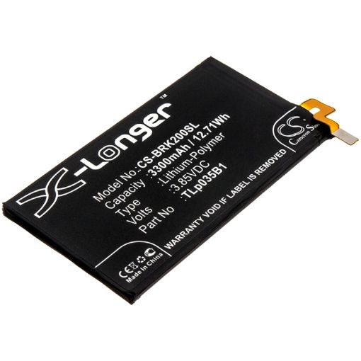 Picture of Battery Replacement Blackberry TLp035B1 for BBF100-1 BBF100-2