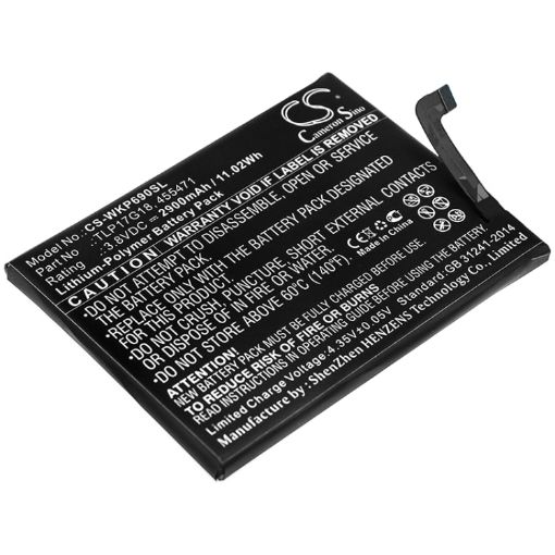 Picture of Battery Replacement Wiko 455471 TLP17G18 for P6901 Wim Lite