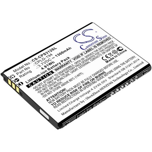 Replacement Battery Coolpad CPLD-194 for 3312A Snap - 1