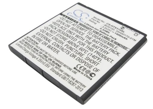 HTC 35h00170-01M BA S640 BI39100 Battery Replacement for Bass Bunyip - 1