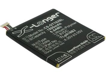 Alcatel CAC1800008C2 TLp018B1 TLp018B2 TLp018B4 Battery Replacement for One Touch 7024 7024W - 1