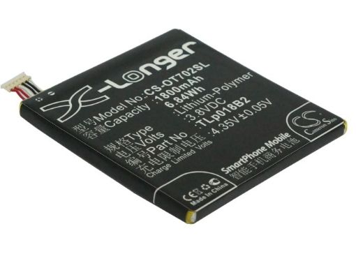 Alcatel CAC1800008C2 TLp018B1 TLp018B2 TLp018B4 Battery Replacement for One Touch 7024 7024W - 1