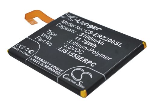 Battery Replacement Sony Ericsson LIS1558ERPC for D6603 D6616 - 1