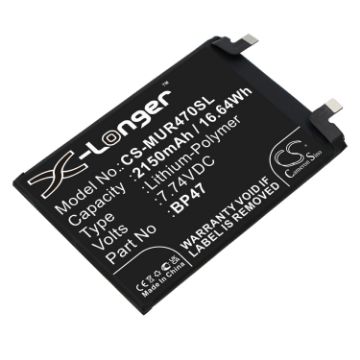 Redmi BP47 Battery Replacement for 21091116UC 21091116UG - 1