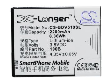 Battery Replacement Baidu Cloud 100B for V5 V5100B - 1