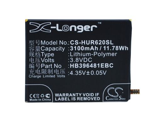 Replacement Battery for Huawei Ascend Y6 2 Y6II HB396481EBC HB396481EBW - 1