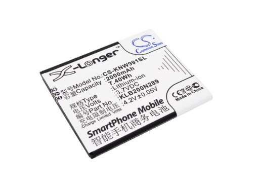Battery Replacement Modelo KLB200N289 for ZA950 Zonda Mega ZA950 - 1