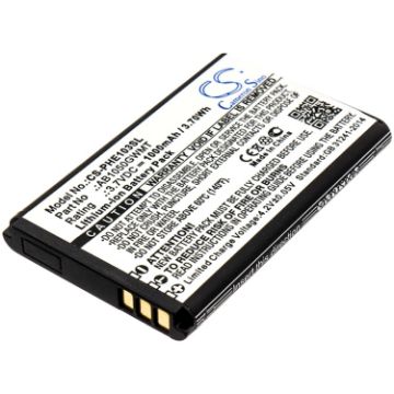 Replacement Battery Philips AB1050GWMT for E103 E106 - 1