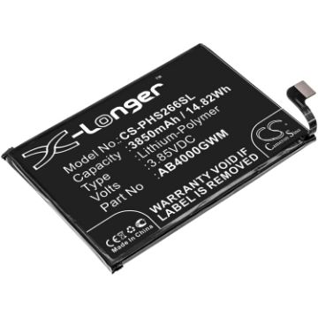 Philips AB4000GWM Battery Replacement for Xenium S266 - 1