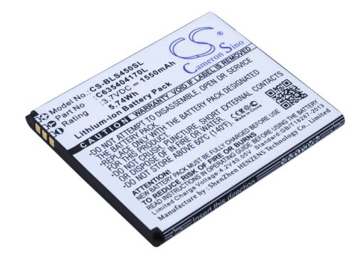 Battery Replacement Blu C635404170L for S450 Star 4.5 - 1