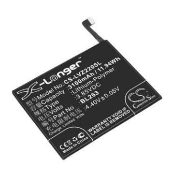 Zuk BL263 Battery Replacement for K80M K920 - 1