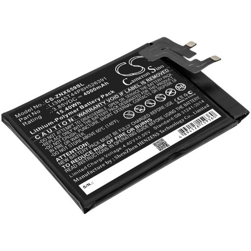 Zte LI3945T44P8H526391 Battery Replacement for Nubia Red Magic 5G NX659J - 1