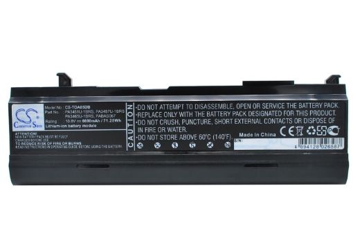 Replacement Battery for Toshiba PA3451U-1BRS PA3457U-1BRS PA3465U-1BRS PABAS067 - 1