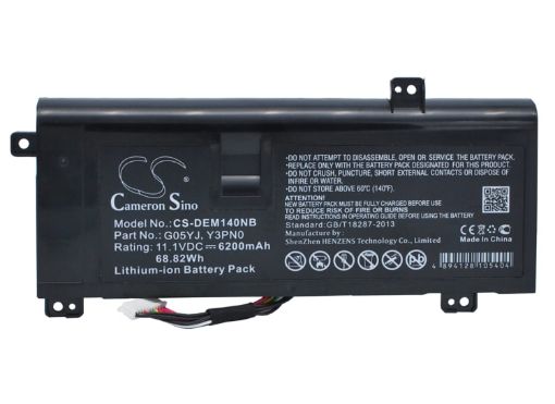 Battery Replacement Dell 08X70T 0G05YJ for Alienware 14 (Mid 2013) - 1