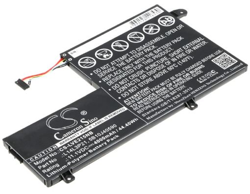Picture of Battery Replacement Lenovo 5B10G78609 5B10G78611 5B10J40590 5B10K10180 5B10K10186 5B10K10214 5B10K10236 5B10M52813 for 510S Edge 2 (2-1580)