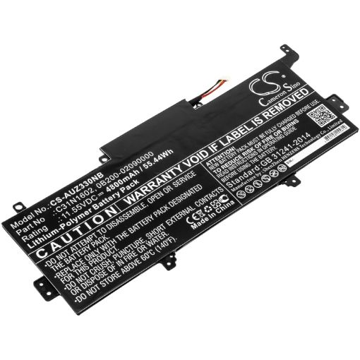 Battery Replacement Asus 0B200-02090000 C31N1602 for UX330UA UX330UA-1A - 1
