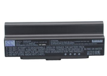 Battery Replacement Sony VGP-BPL9 VGP-BPL9A VGP-BPL9B for VGN-AR760 VAIO PCG-5G1L - 1