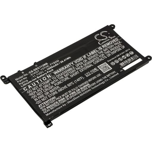 Battery Replacement Dell 51KD7 FY8XM Y07HK for Chromebook 11 3100 Chromebook 11 3180 - 1