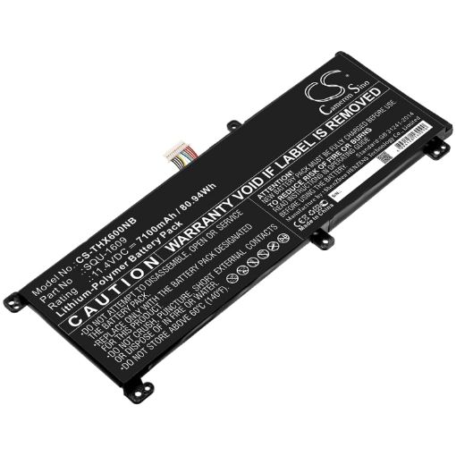 Picture of Battery Replacement Thunderobot SQU-1609 for 911 Pro Dino X6