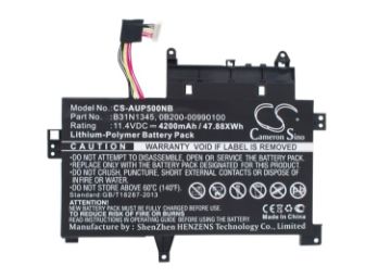 Battery Replacement Asus 0B200-00990100 B31N1345 for Transformer Book Flip TP500LA/LB - 1